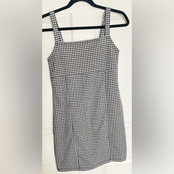 NWT Good Luck Gem Gingham Print Mini Dress Medium - Picture 5 of 9